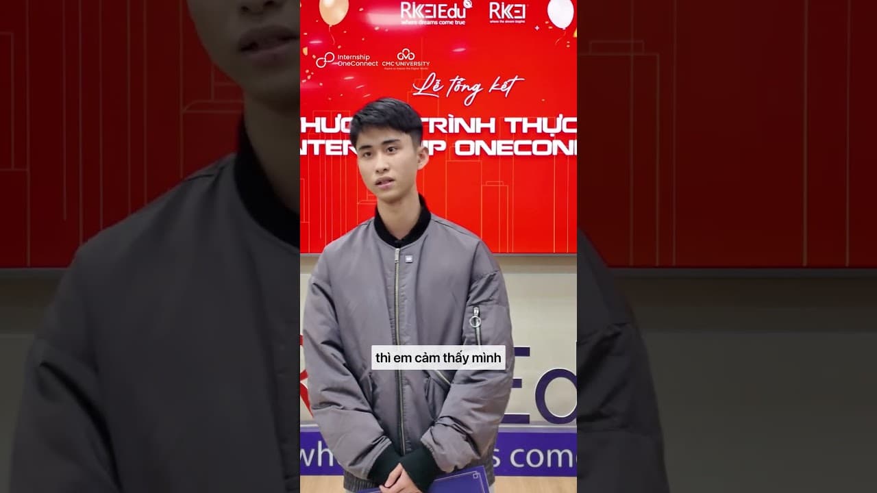 Học viên Internship OneConnect: Mai Nhật Hoàng - Sinh viên đại học CMC Uni